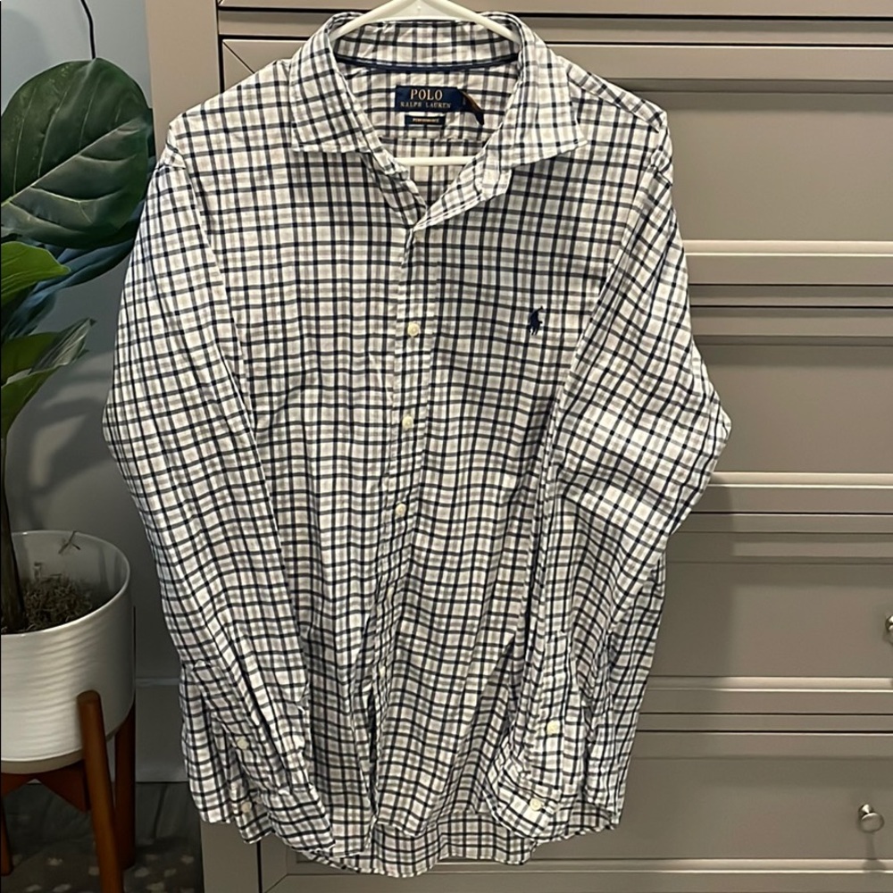 Polo button down shirt